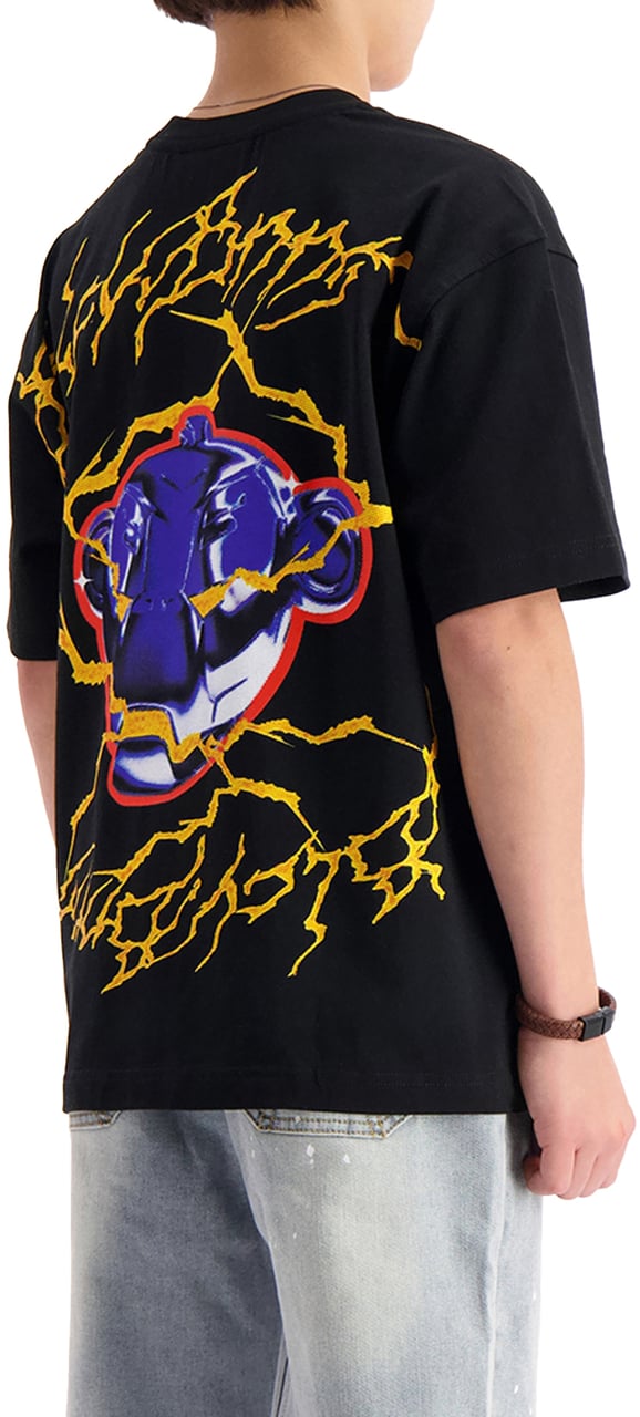 Black Bananas Kids Electro T-shirt Zwart