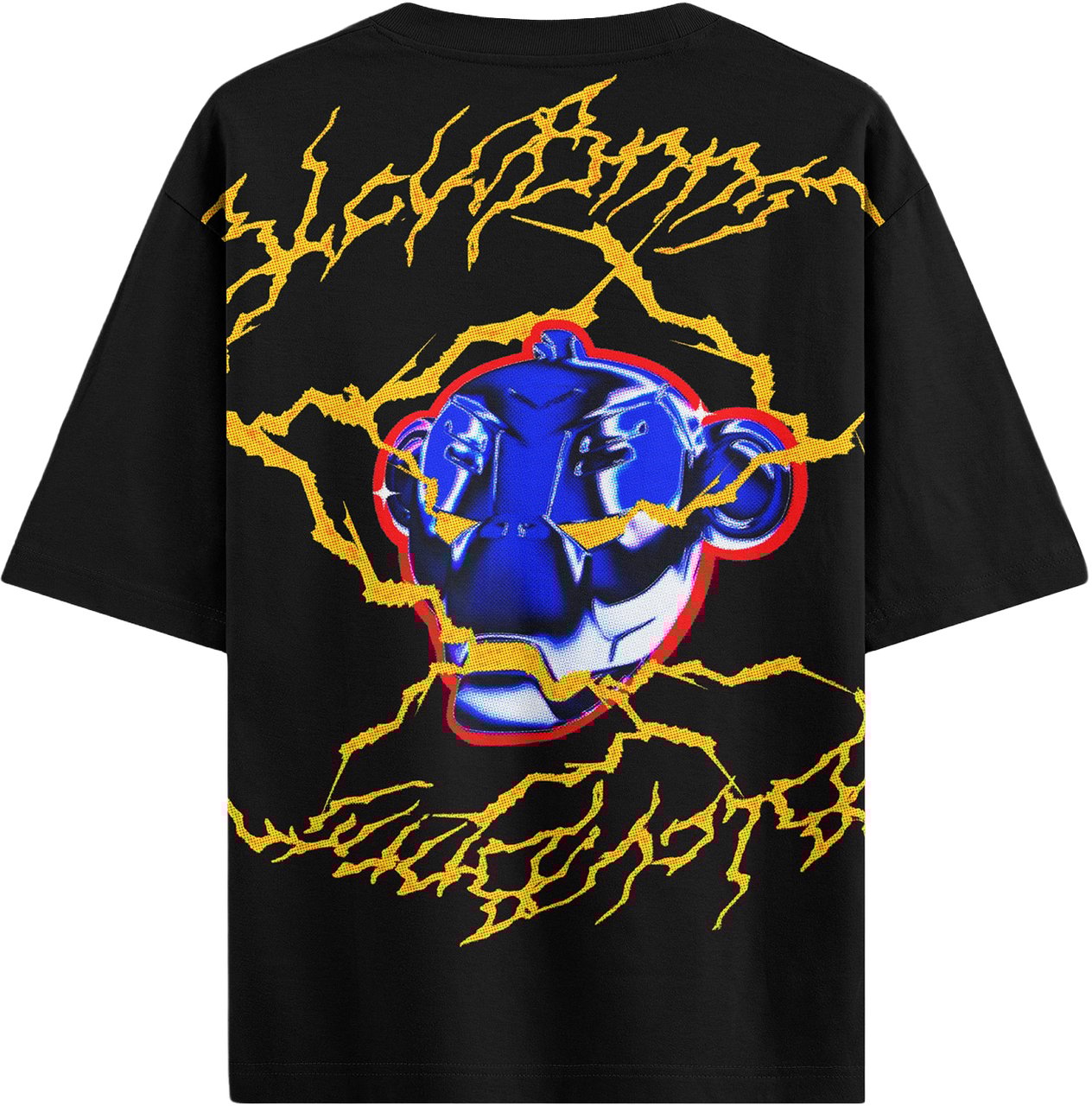 Black Bananas Kids Electro T-shirt Zwart