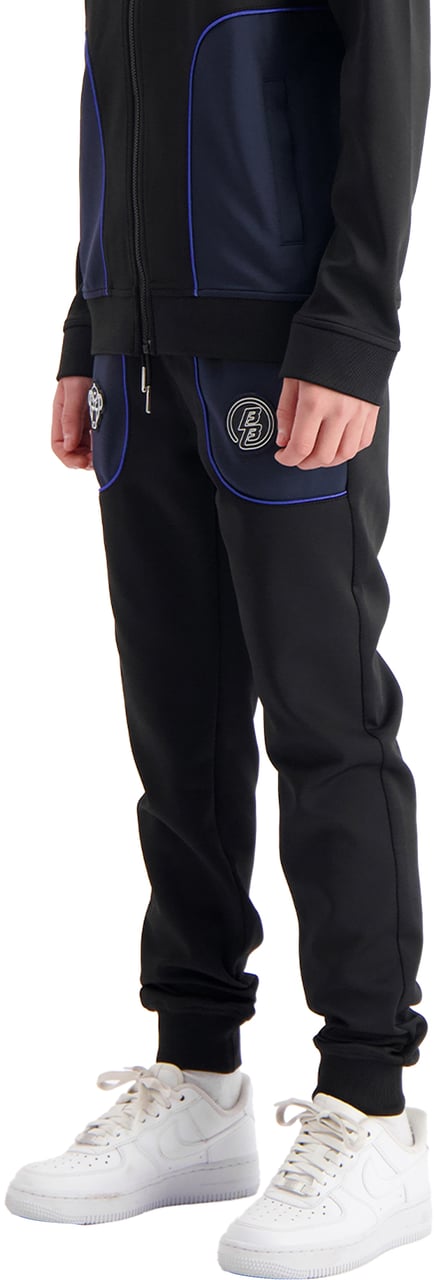 Black Bananas Kids Tear Trackpants Zwart