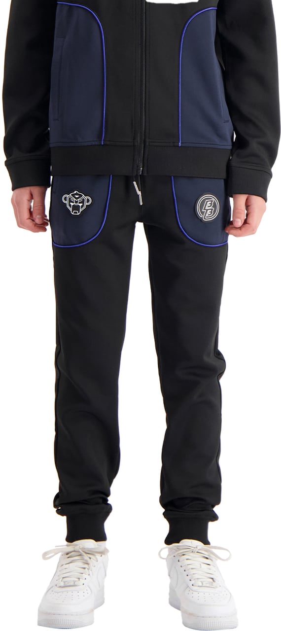 Black Bananas Kids Tear Trackpants Zwart
