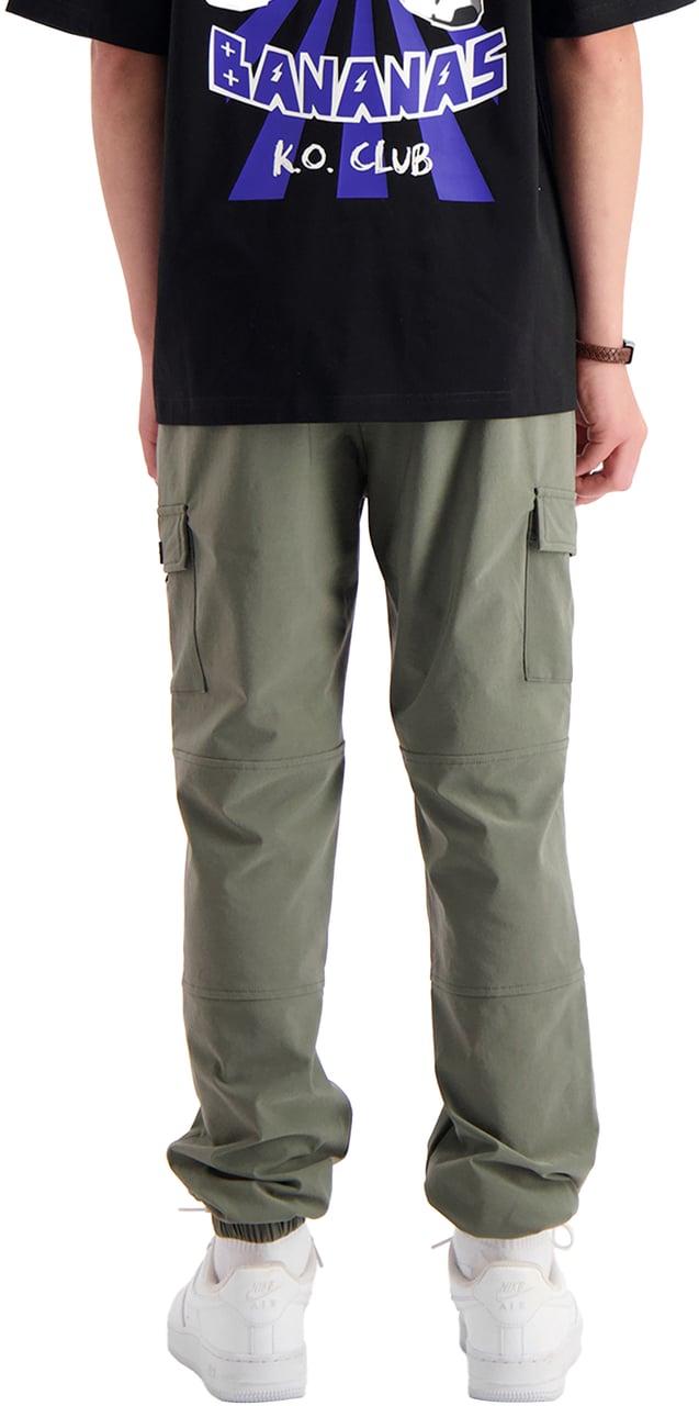 Black Bananas Kids Plate Cargo Pants Groen