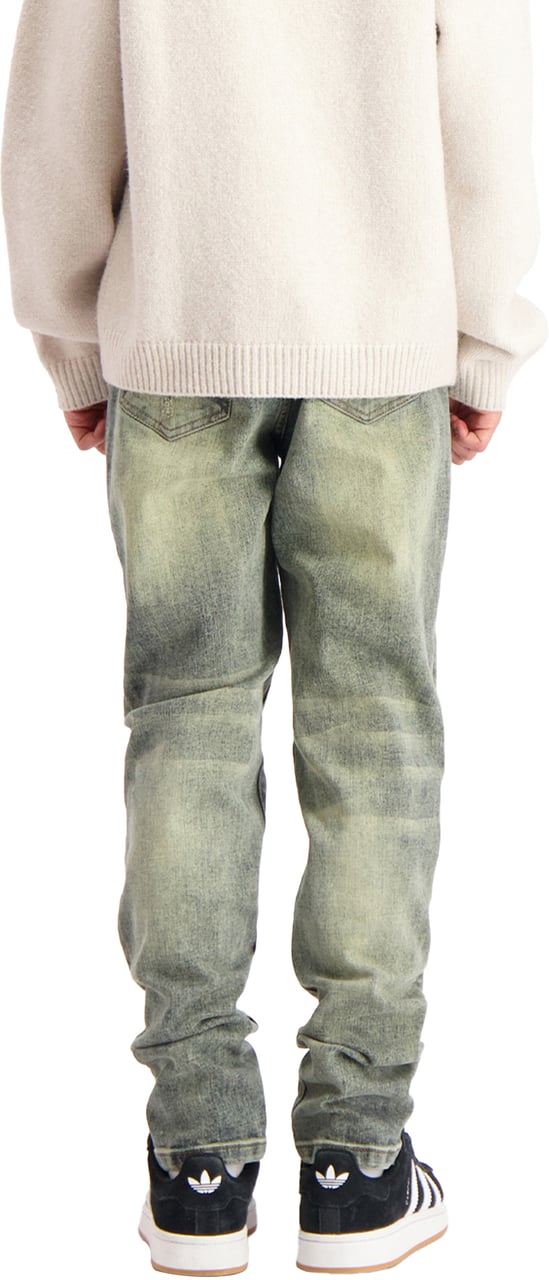 Black Bananas Kids Repaired Denim Blauw