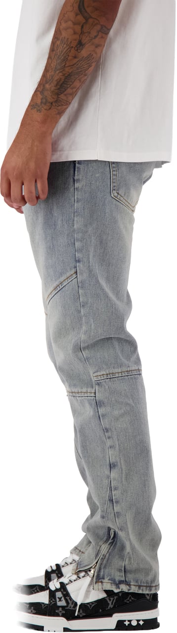 Black Bananas STRAIGHT WORKER DENIM Blauw