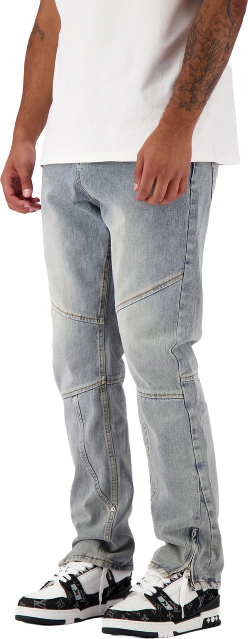 Black Bananas STRAIGHT WORKER DENIM Blauw