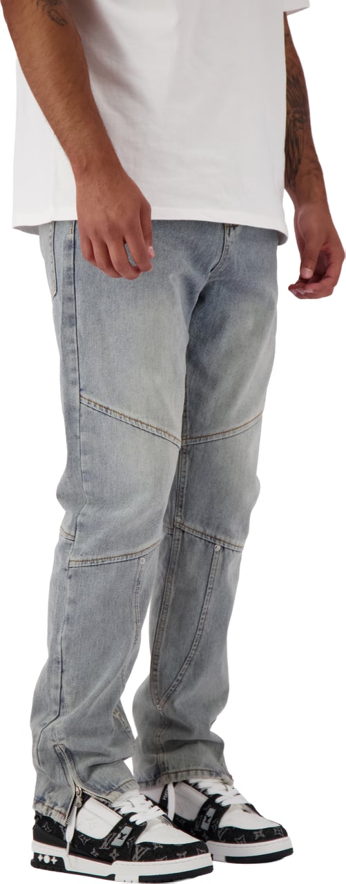 Black Bananas STRAIGHT WORKER DENIM Blauw