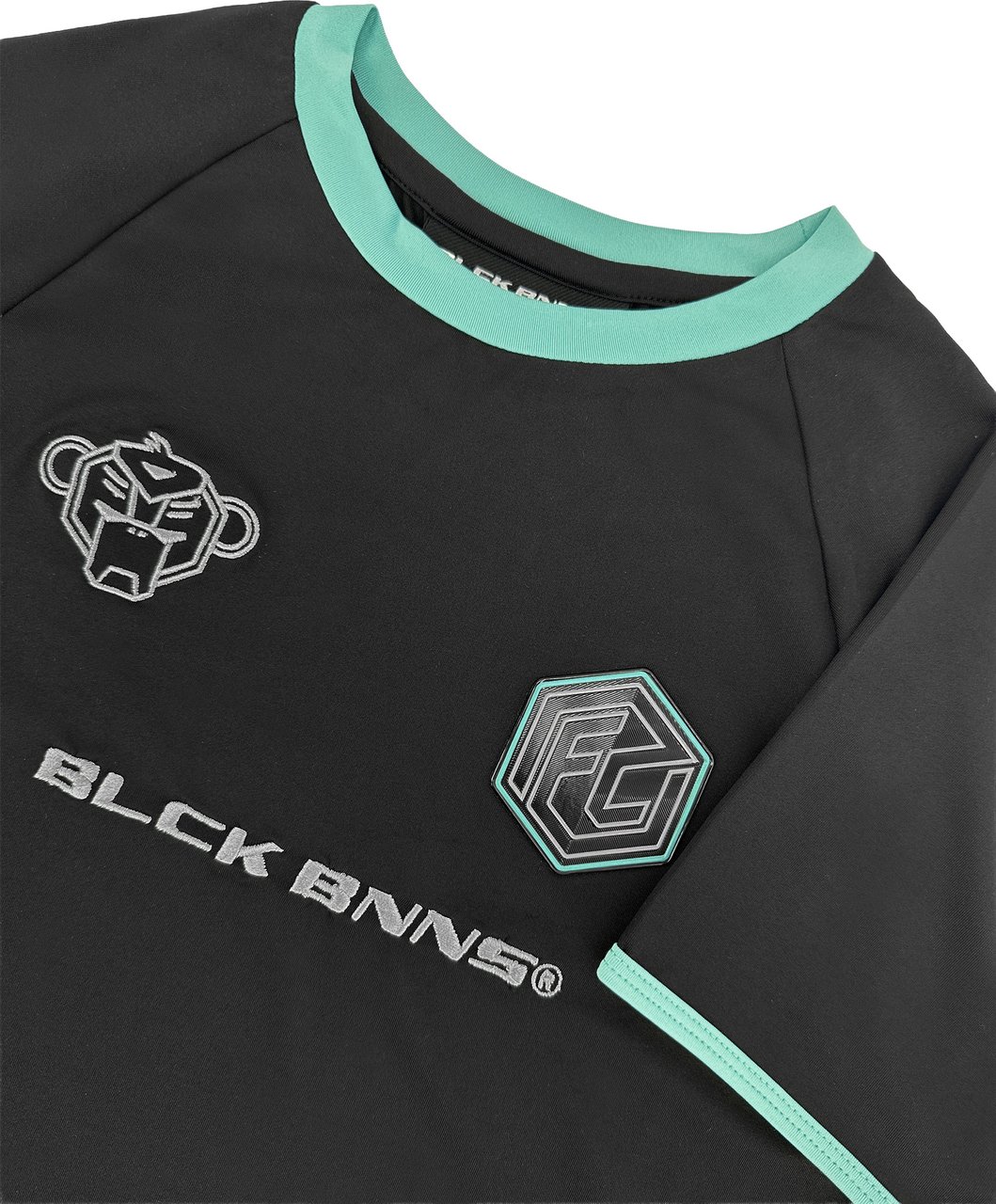 Black Bananas KIDS FOOTBALL T-SHIRT Zwart