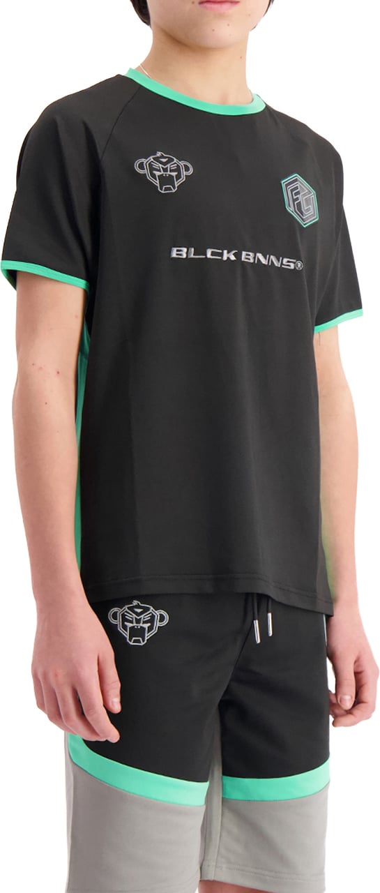 Black Bananas KIDS FOOTBALL T-SHIRT Zwart