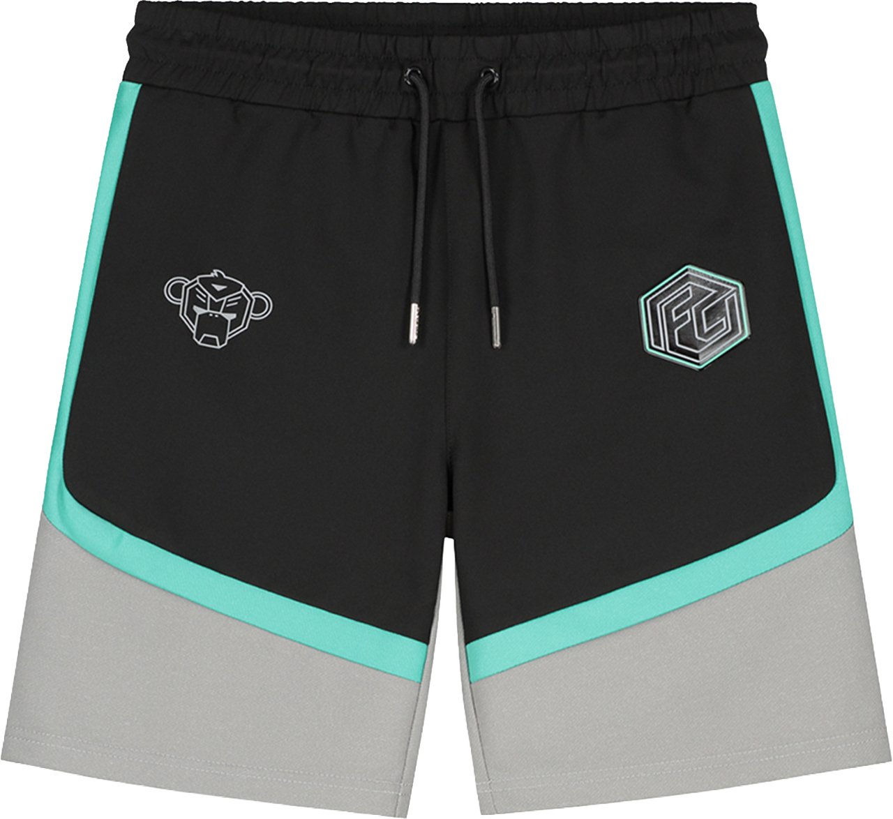 Black Bananas KIDS FOOTBALL SHORTS Zwart