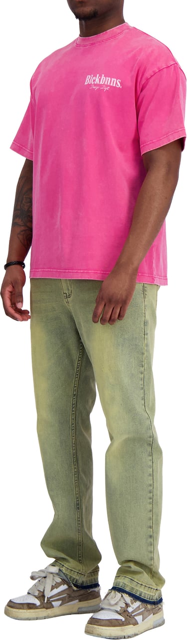 Black Bananas BRUSH T-SHIRT Roze
