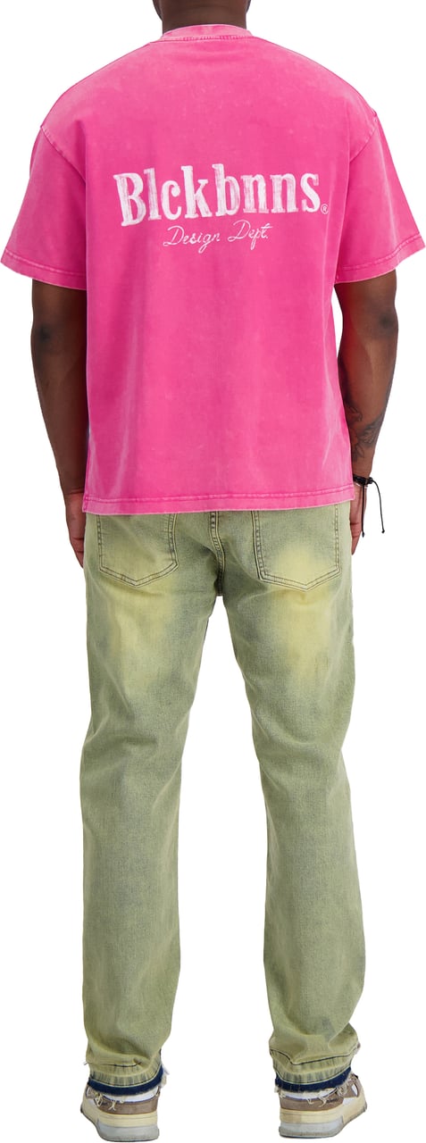 Black Bananas BRUSH T-SHIRT Roze