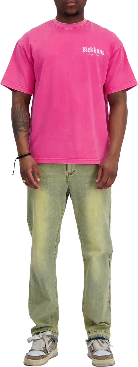 Black Bananas BRUSH T-SHIRT Roze