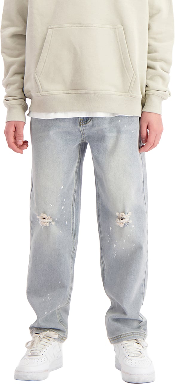 Black Bananas KIDS STRAIGHT FIT PAINTER DENIM Lichtblauw