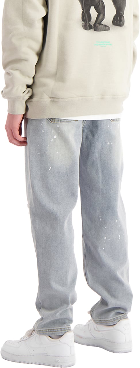 Black Bananas KIDS STRAIGHT FIT PAINTER DENIM Lichtblauw