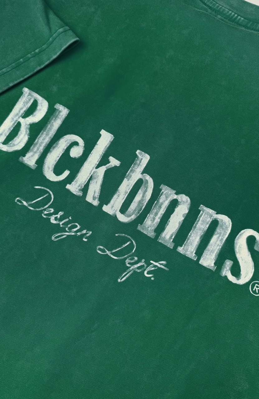 Black Bananas BRUSH T-SHIRT Donkergroen