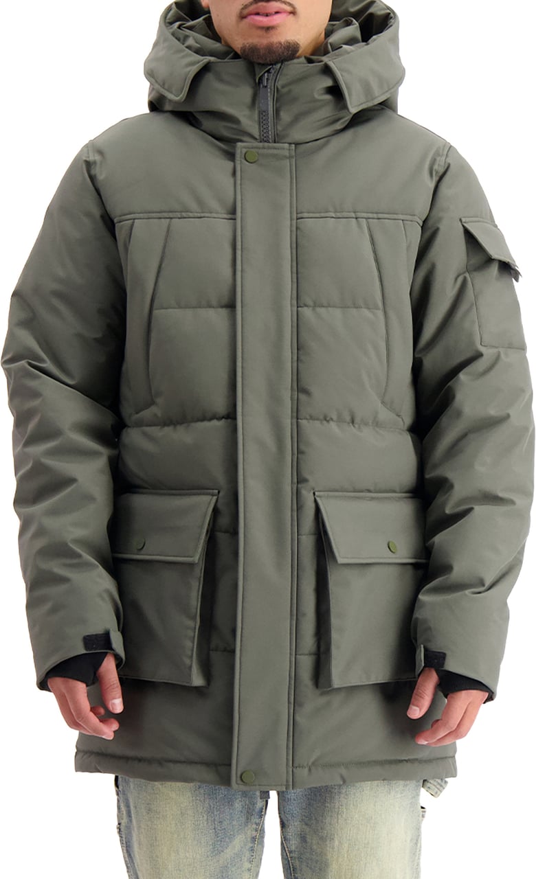 Black Bananas COMMANDER V2 PARKA JACKET Groen