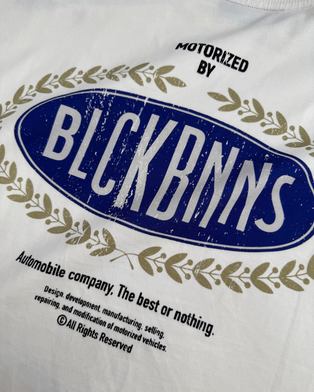 Black Bananas AUTOMOBILE LONGSLEEVE T-SHIRT Wit