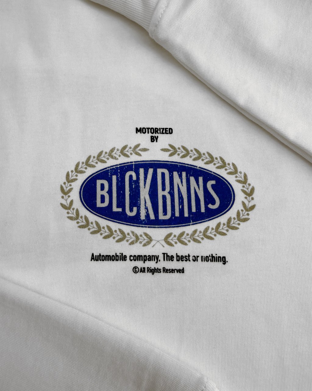 Black Bananas AUTOMOBILE LONGSLEEVE T-SHIRT Wit