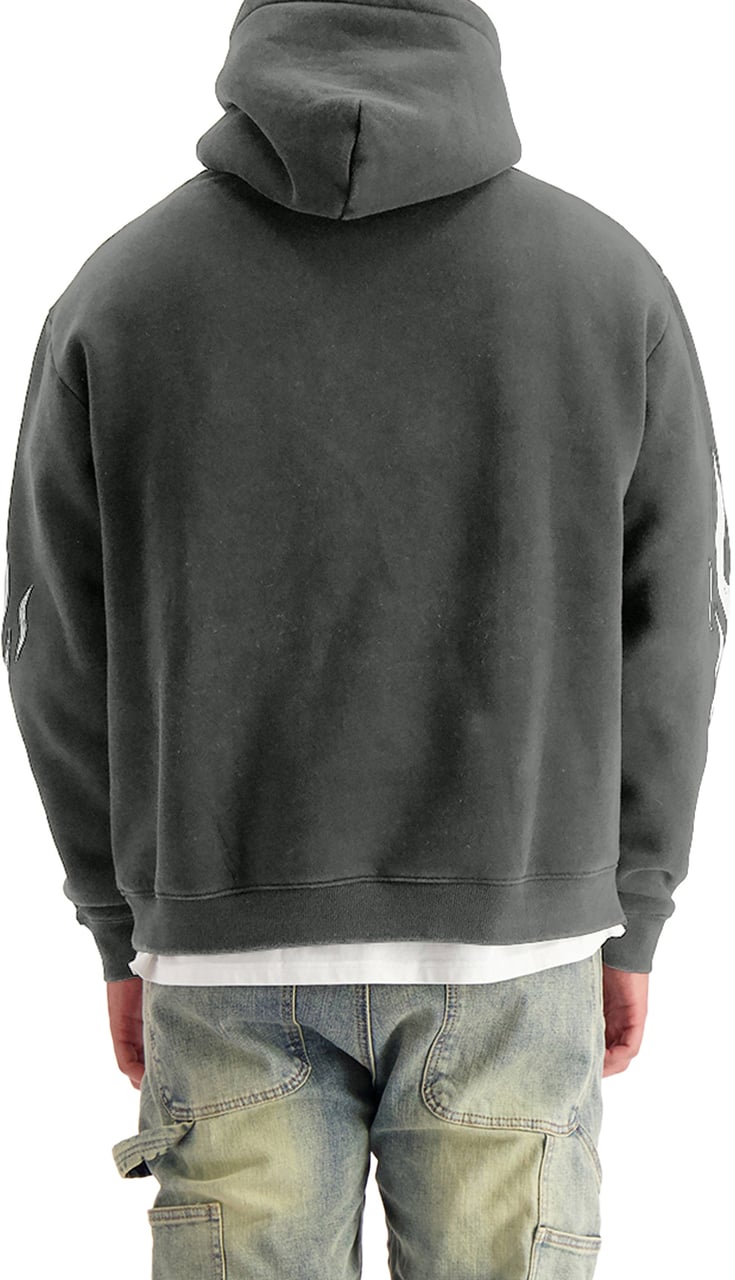 Black Bananas MONO FLAME HOODIE Zwart