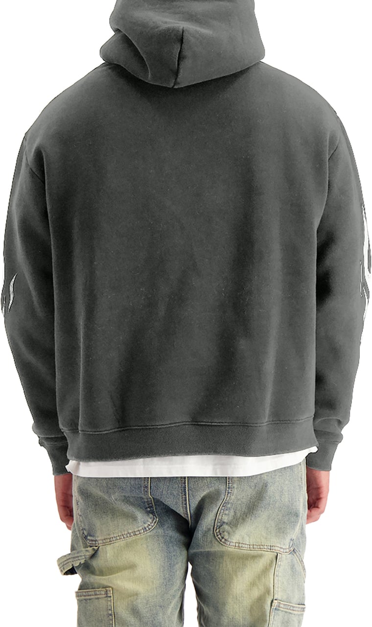 Black Bananas MONO FLAME HOODIE Zwart