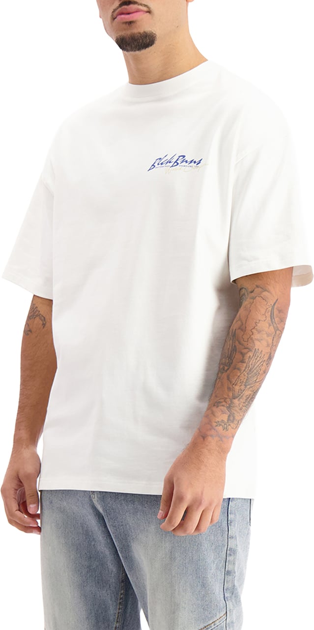 Black Bananas DAYTONA TABLE T-SHIRT Wit