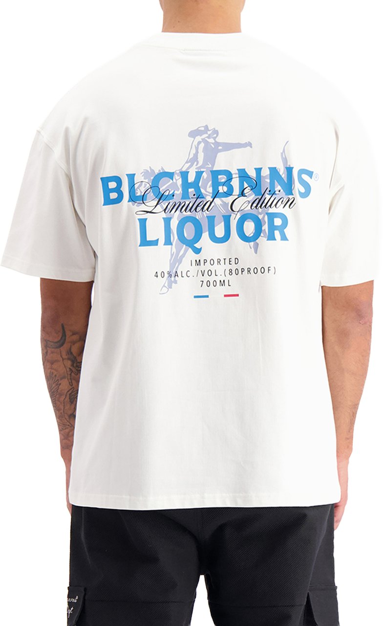 Black Bananas LIQUID T-SHIRT Wit