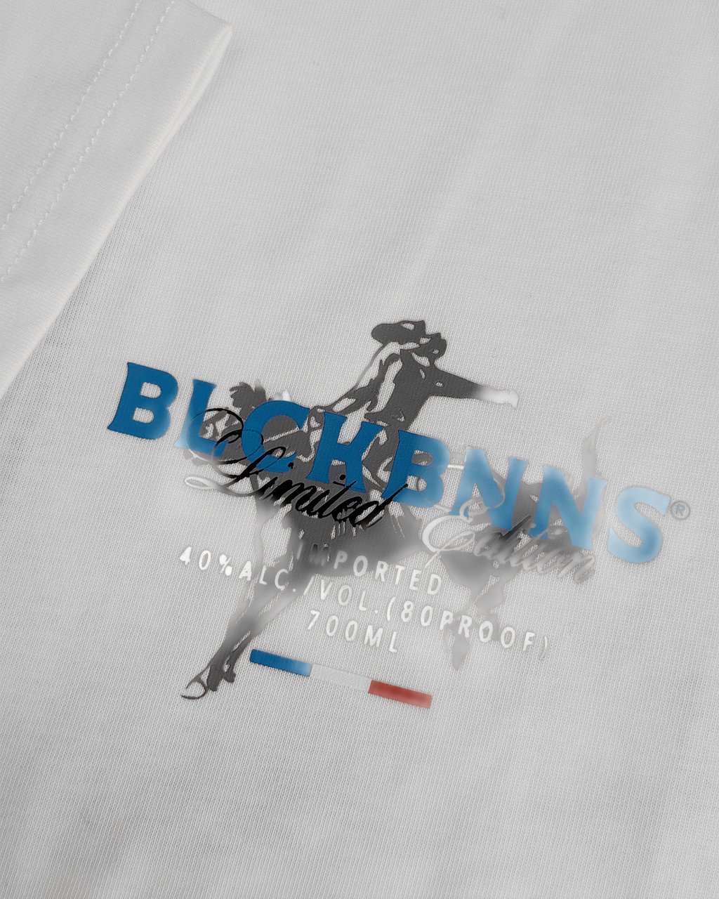 Black Bananas LIQUID T-SHIRT Wit