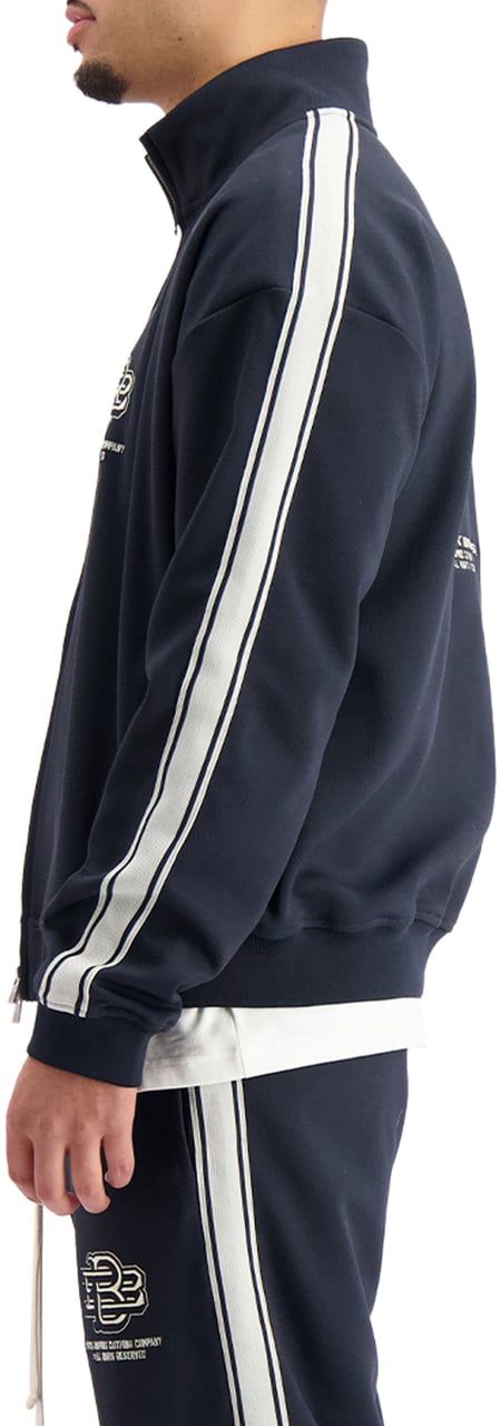 Black Bananas MONOGRAM TRACKTOP Navy