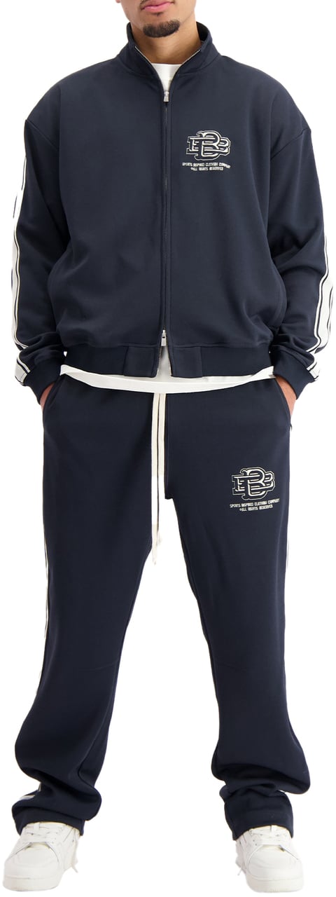 Black Bananas MONOGRAM TRACKTOP Navy