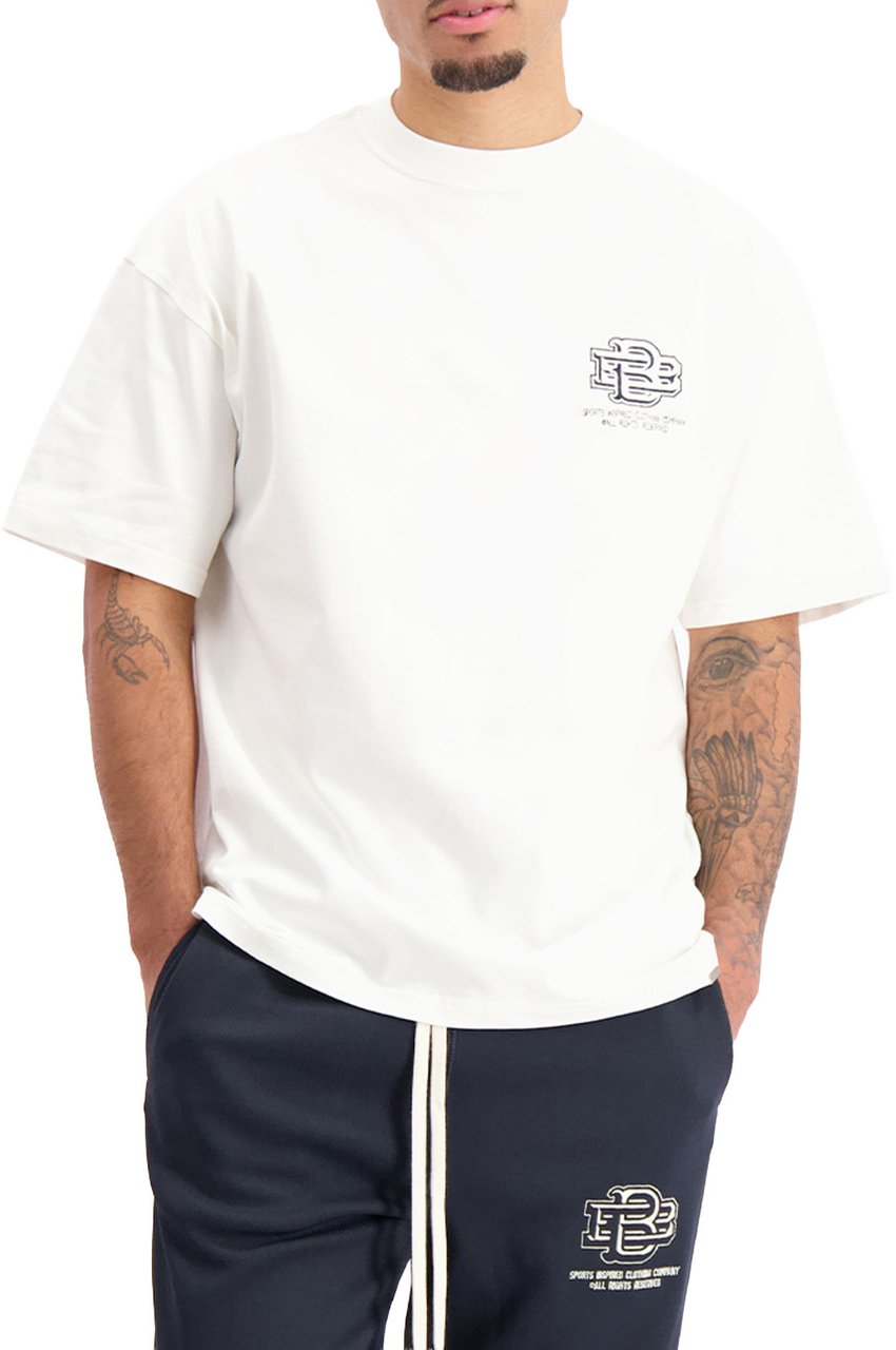 Black Bananas MONOGRAM T-SHIRT Wit