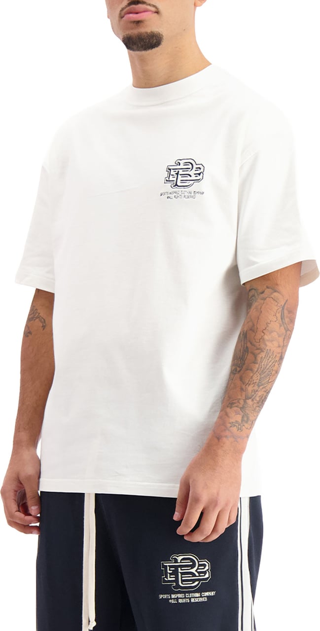 Black Bananas MONOGRAM T-SHIRT Wit