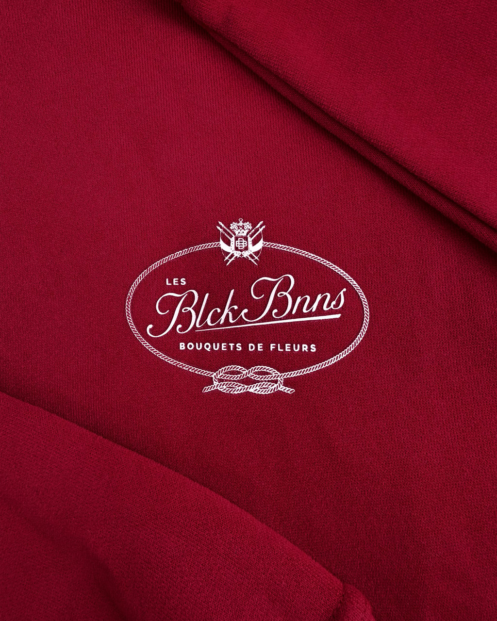 Black Bananas LES FLEURS HOODIE Maroon