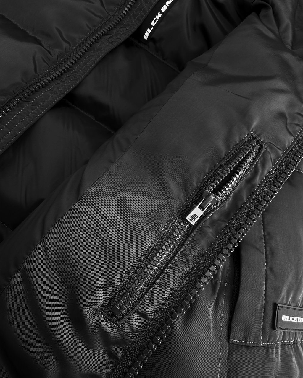 Black Bananas KIDS CONVOY PUFFER JACKET Zwart