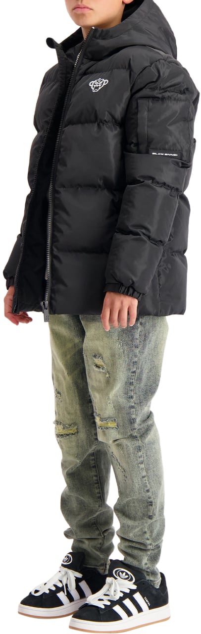 Black Bananas KIDS CONVOY PUFFER JACKET Zwart