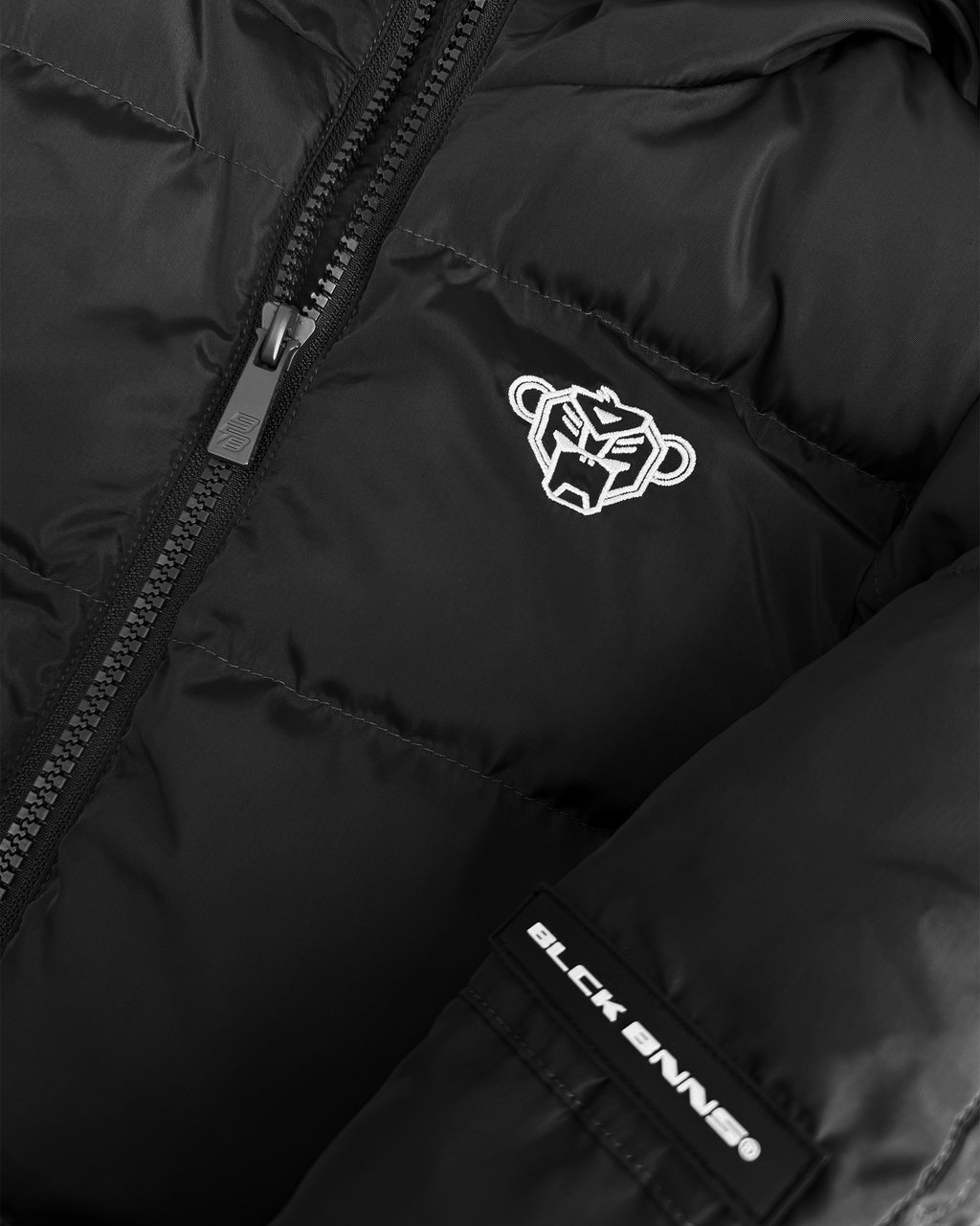 Black Bananas KIDS CONVOY PUFFER JACKET Zwart