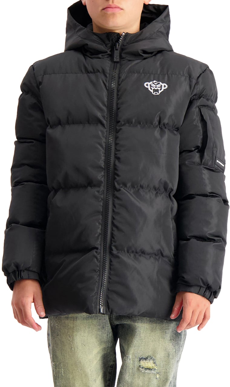 Black Bananas KIDS CONVOY PUFFER JACKET Zwart