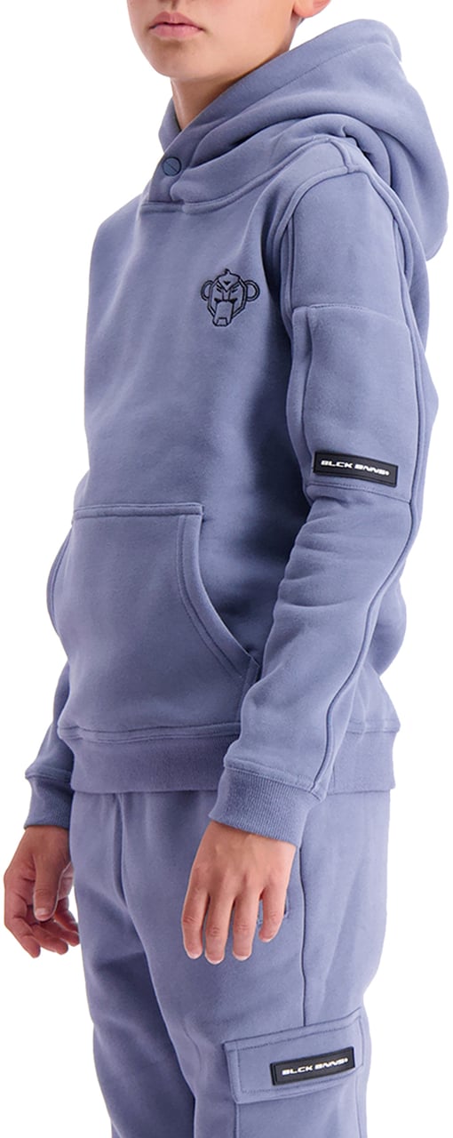 Black Bananas KIDS PLATE HOODIE Blauw