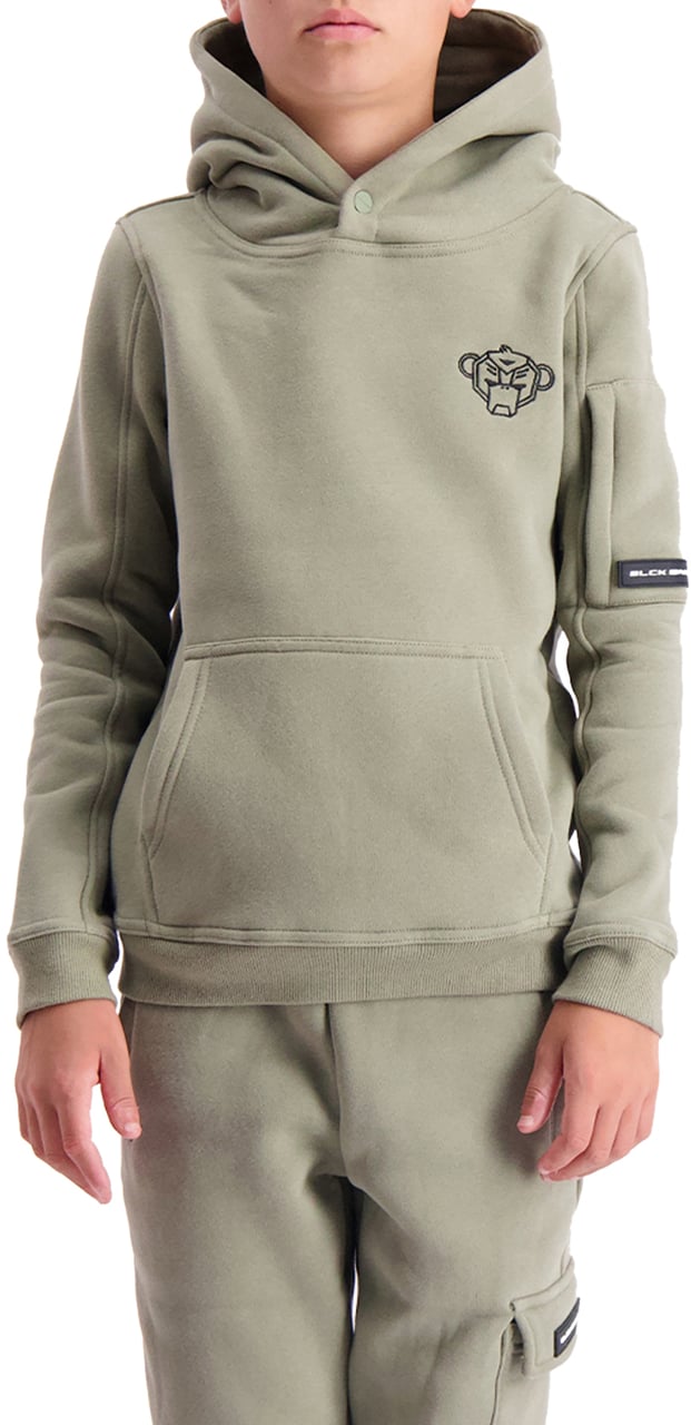 Black Bananas KIDS PLATE HOODIE Groen