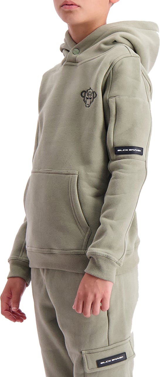 Black Bananas KIDS PLATE HOODIE Groen