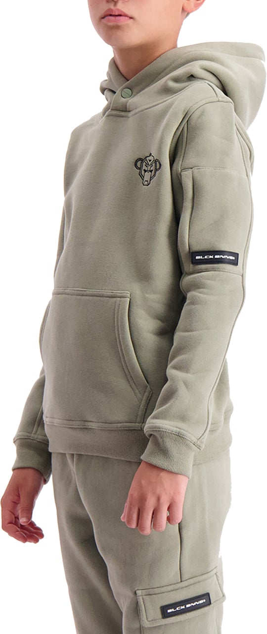 Black Bananas KIDS PLATE HOODIE Groen