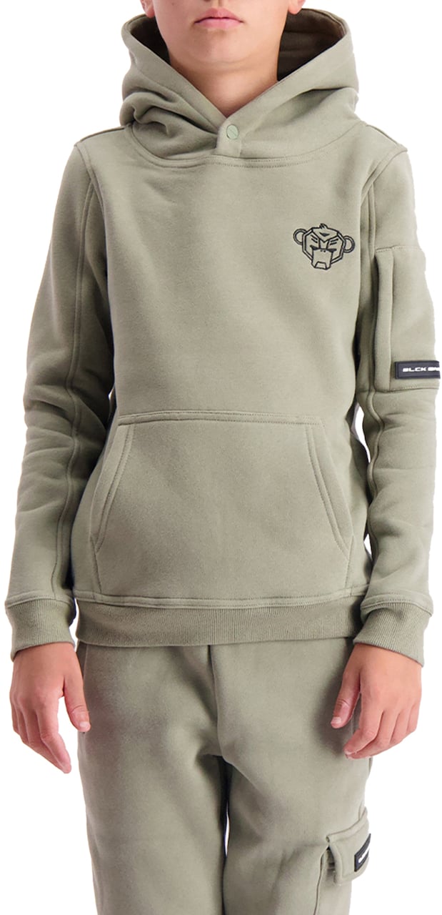 Black Bananas KIDS PLATE HOODIE Groen