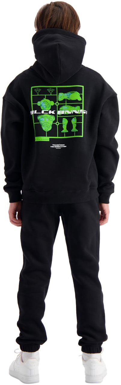 Black Bananas KIDS ACTION FIGURE HOODIE Zwart