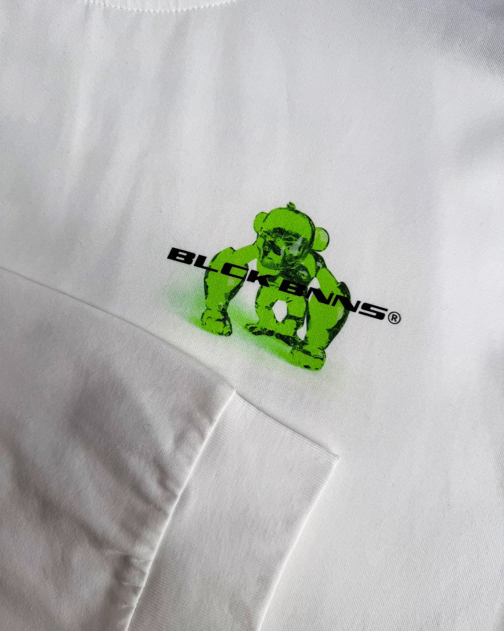 Black Bananas KIDS ACTION FIGURE LONGSLEEVE T-SHIRT Wit