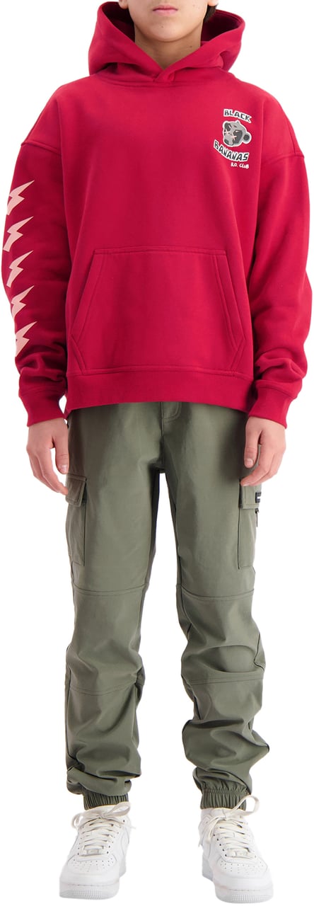 Black Bananas KIDS KO CLUB HOODIE Rood