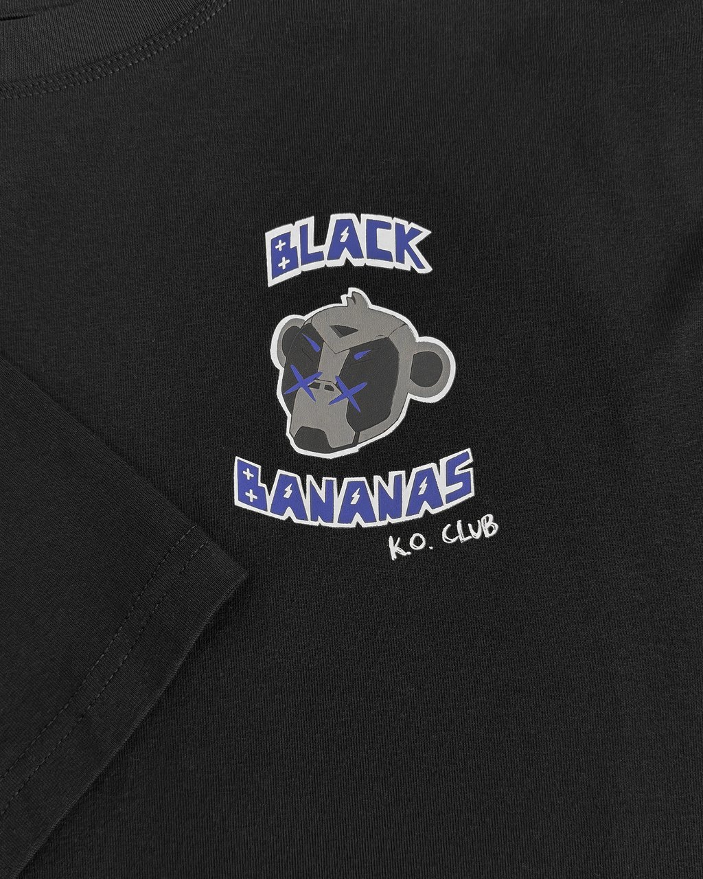 Black Bananas KIDS KO CLUB T-SHIRT Zwart