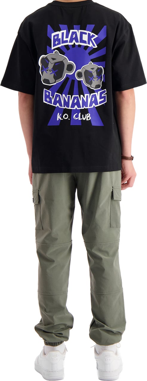 Black Bananas KIDS KO CLUB T-SHIRT Zwart