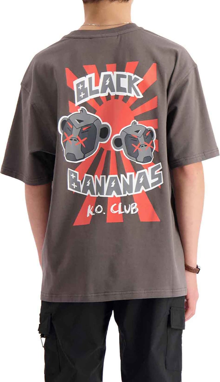 Black Bananas KIDS KO CLUB T-SHIRT Donkergrijs