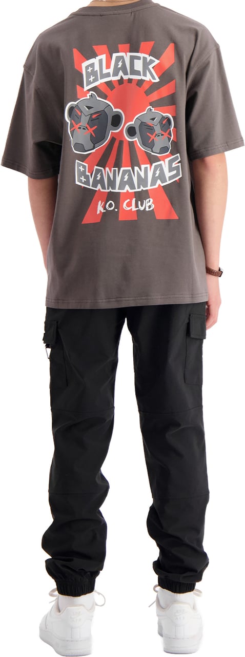 Black Bananas KIDS KO CLUB T-SHIRT Donkergrijs