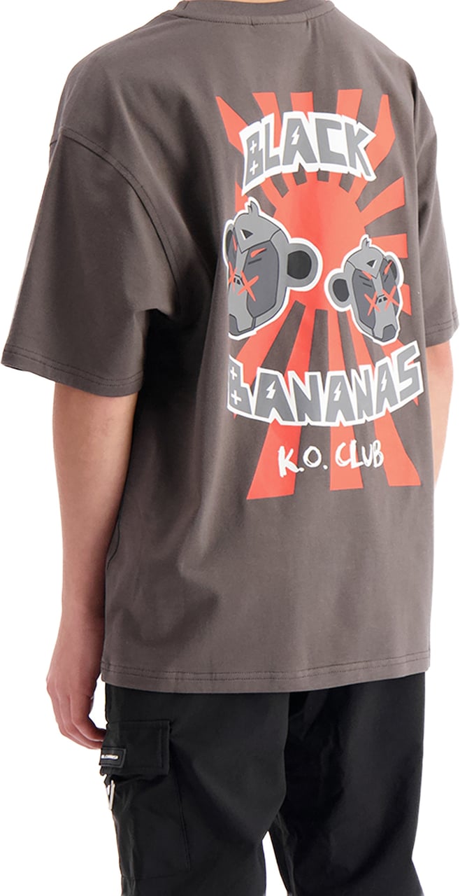 Black Bananas KIDS KO CLUB T-SHIRT Donkergrijs