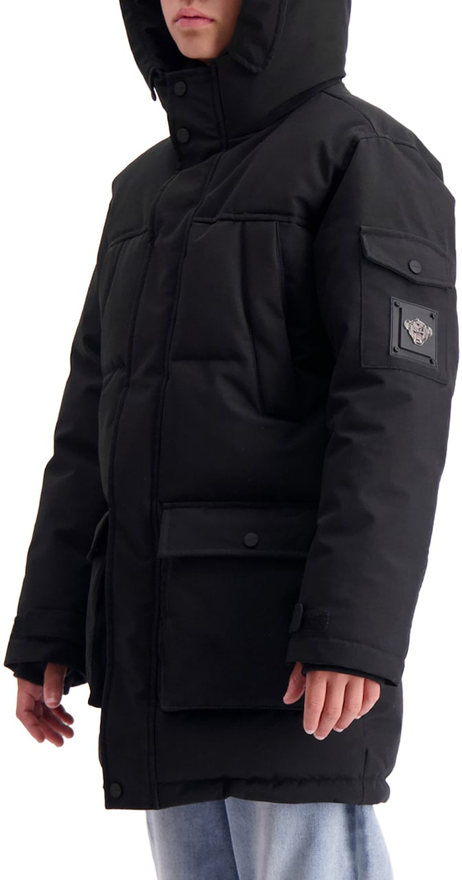 Black Bananas KIDS PLATE PARKA JACKET Zwart