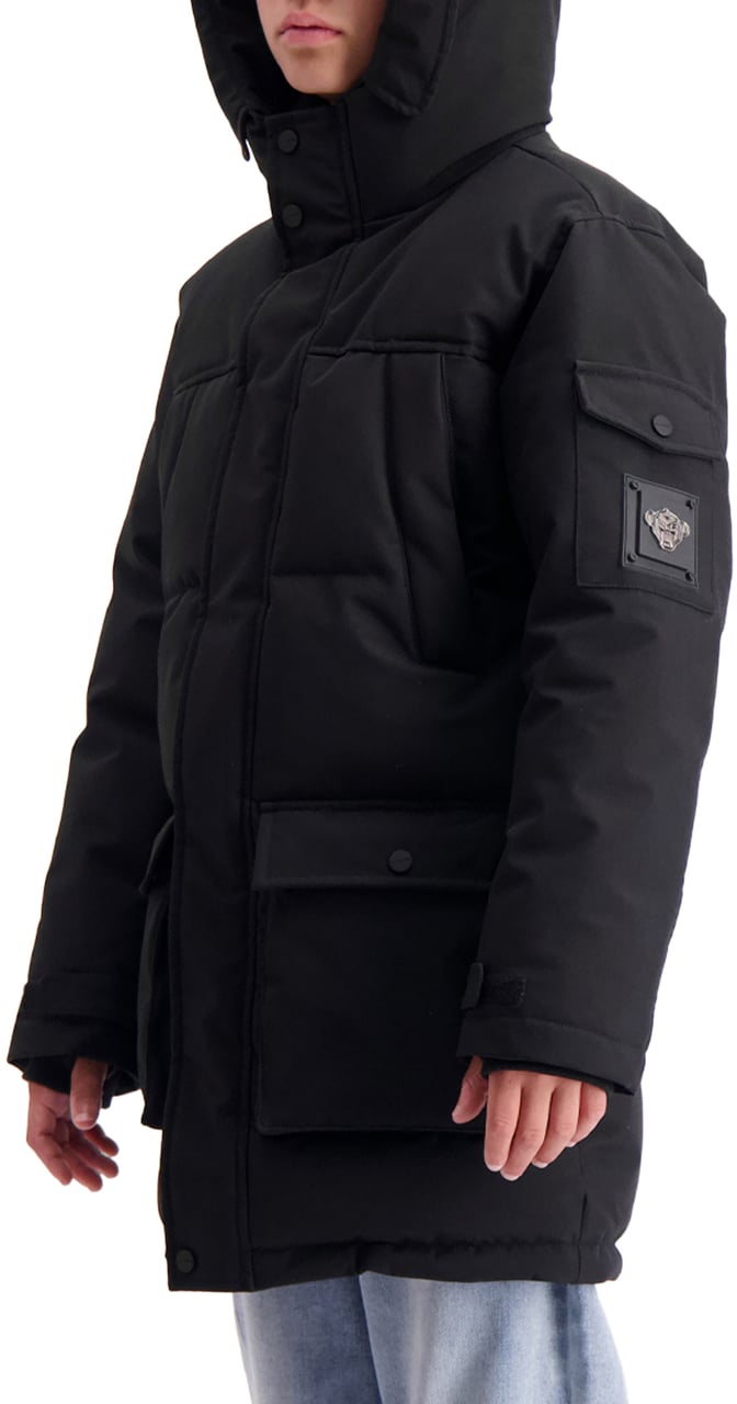 Black Bananas KIDS PLATE PARKA JACKET Zwart